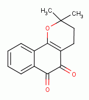 Structure of beta-lapachone