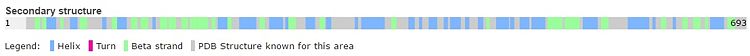 Secondary structure of GMP synthetase         Source: uniprot