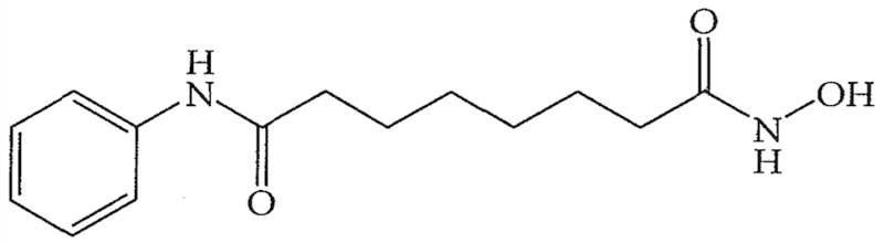 Image:Structure of zolinza.png