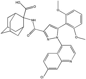 Figure 5: Meclinerant: An inhibitor of NTSR1 found to enhance selectivity of radiotherapy in cancer treatment (PubMed).