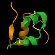 Insulin chain A and B. For interactive figures, scroll down and click on green links