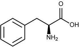 Figure 10. Chemical Structure of L-Phenylalanine substrate