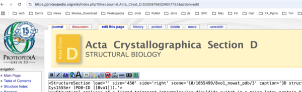 Proteopedia ToolBar